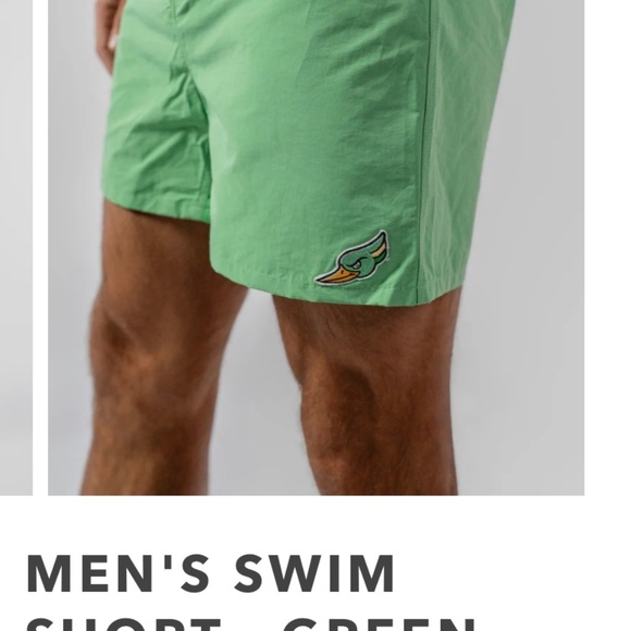 Men’s Woodpecker SWAM swim trunks in green Size Medium NWT - Picture 4 of 6